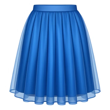 blue tulle skirt sticker