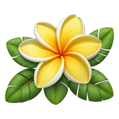 Frangipani sticker