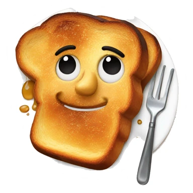 French toast with challah bread sticker