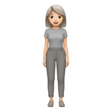 grey women trousers sticker