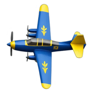 Ukrainian aviation insignia sticker
