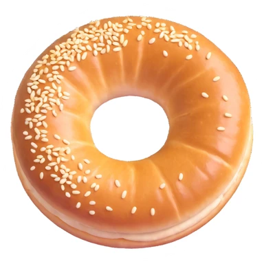 simit with extra sesame seeds sticker
