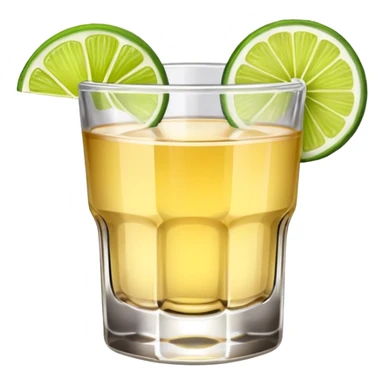 Shot of tequila sticker