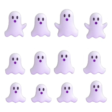 The little ghosts
 sticker