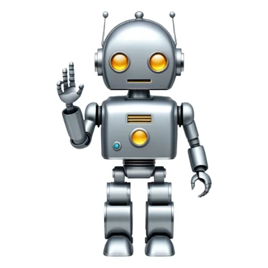 1950’s pulp robot detective  sticker