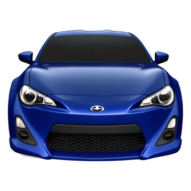   Giant dark blue Scion FR-S rc car sticker