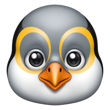 Pinguino maquillada con pestañas sticker