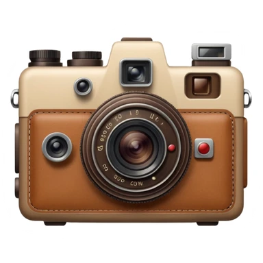 Appareil photo beige  sticker