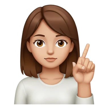 girl with middle finger  sticker