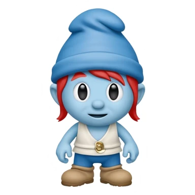 smart smurf  sticker