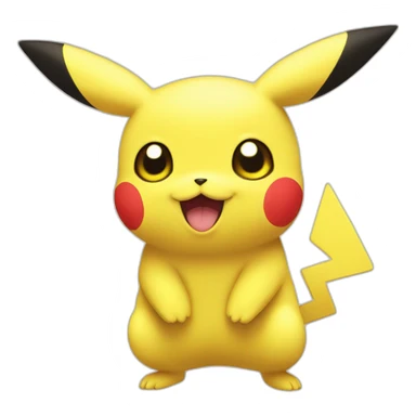 pikachu fused with pichu sticker