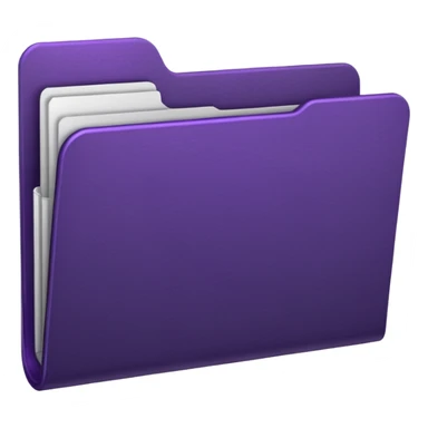 dark purple favorite folder sticker