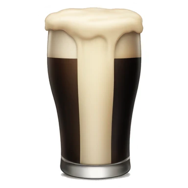Single pint of Guinness icon sticker