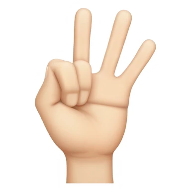 ASL  letter k sticker