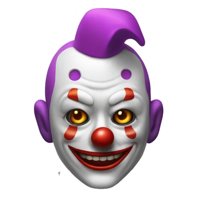 Evil Clown Robot sticker