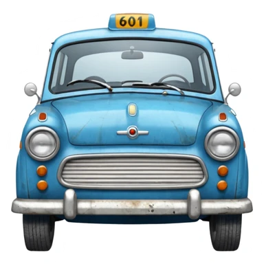 Trabant 601 blau sticker