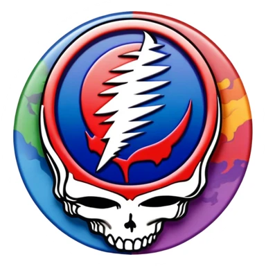 Grateful Dead Steal Your Face sticker