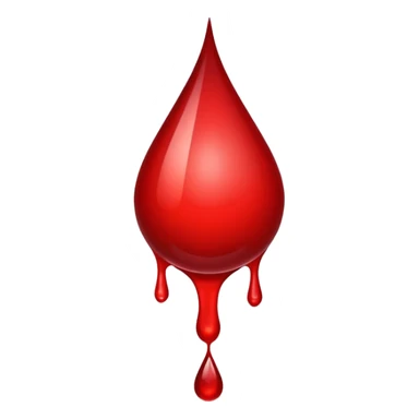blood drop sticker