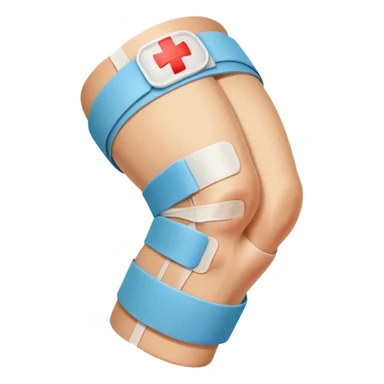 injured knee  sticker