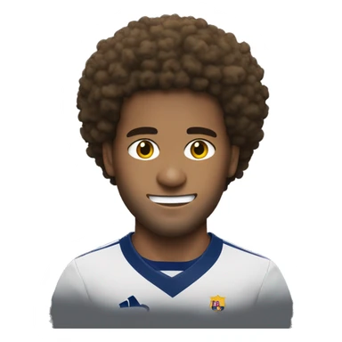 Neymar jr afro poco blando sticker