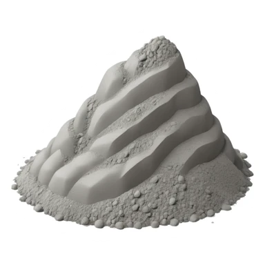 cement powder sticker