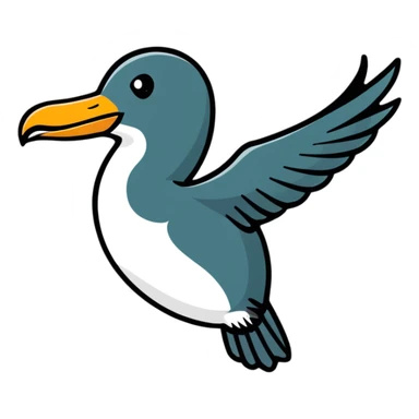 Liver bird, mythical bird symbol of Liverpool, cormorant-like bird with outstretched wings sticker