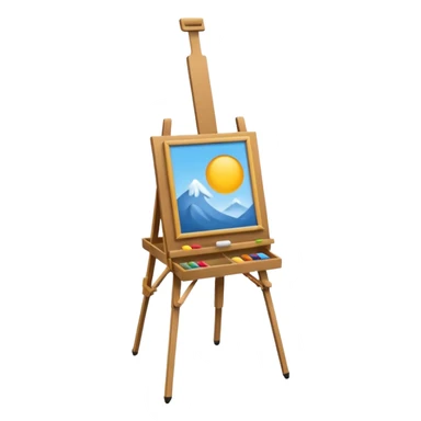 artist easel sticker