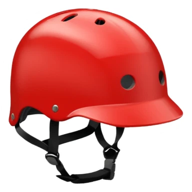 red skater helmet sticker