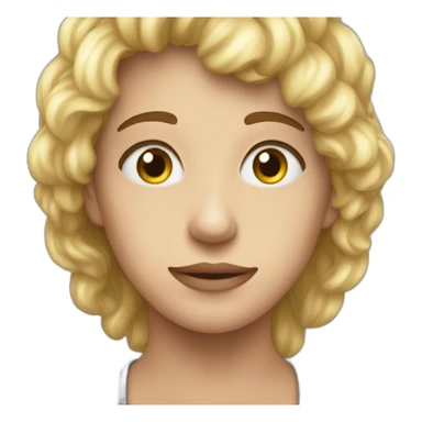 Personne qui leve les yeux au ciel en rigolant sticker