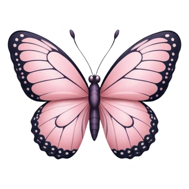 Pastel Pink Butterfly  sticker