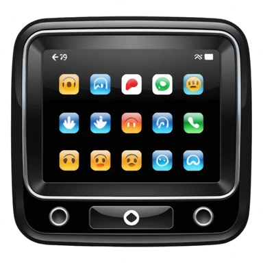 car audio, a car touchscreen display sticker