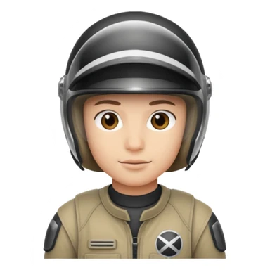 motorcycle human with helmet sticker