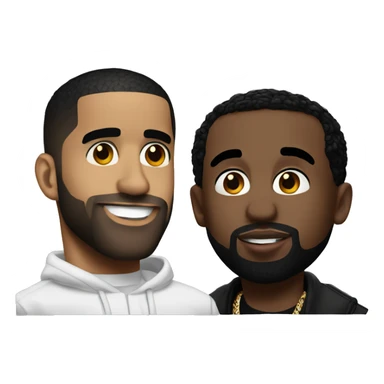 Drake and diddy sticker