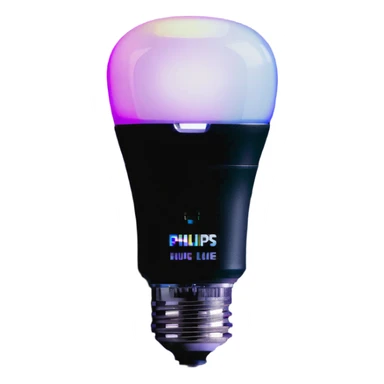 Philips Hue color-changing smart bulb with wireless connectivity sticker