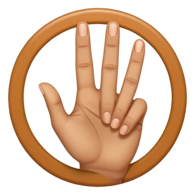 hand gesture representing 'ok', thumb and index finger forming a circle, emoji style sticker
