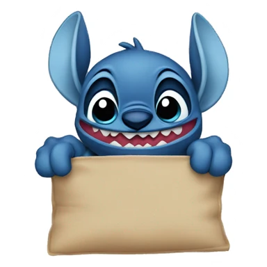 stich hiding sticker