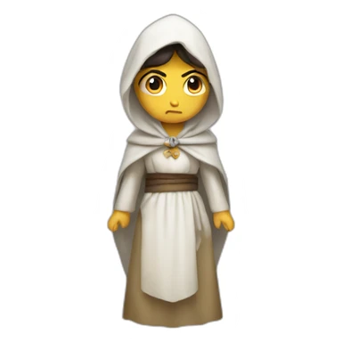 Angry fatima sticker