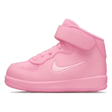 Baby pink Nike sign sticker