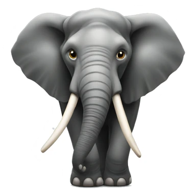 Un elefante con un lazo  sticker