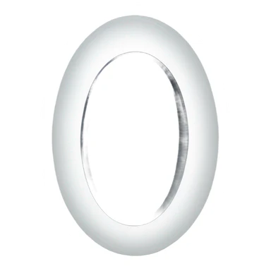 oval moonstone dark gray and white shades sticker