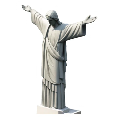 the Statue of Christ the Redeemer in Maratea, Italy sticker