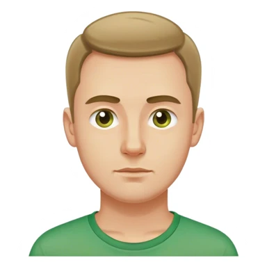 polish man in green shirt sticker