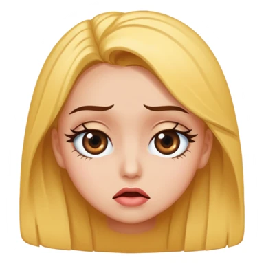 Baddie girl eye rolling at someone make sure they eye is twitching  sticker