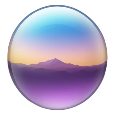 souvenir glass sphere sticker