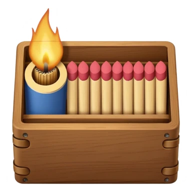 box of mathces sticker