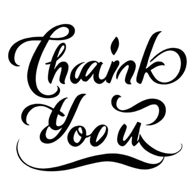 Thank You, text, TY sticker