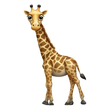 Giraffe zebra sticker