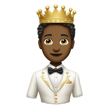 Un príncipe blanco sticker