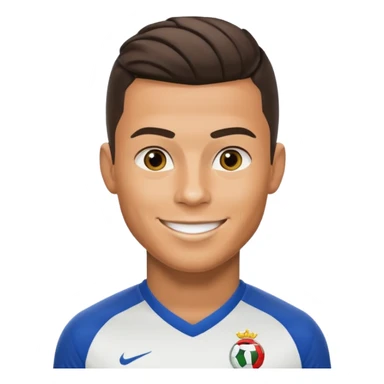 Cristiano Ronaldo football emojis sticker