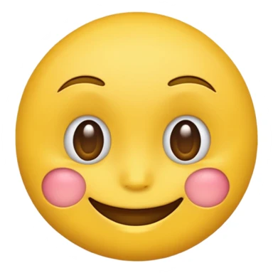 Side eye with a smirk yellow emoji sticker